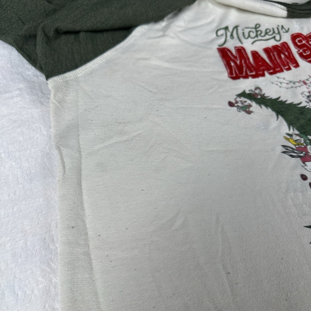 Disneyland Mickey Mouse Shirt Mens Size XXL Main Street Tree Farm Christmas Tee - Picture 5 of 10
